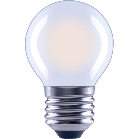 AMPOULE FILAMENT LED, E27, 470LM REMP. 40W, AMP. GOUTTE, MATE, BLC CHD XAVAX (1/5)