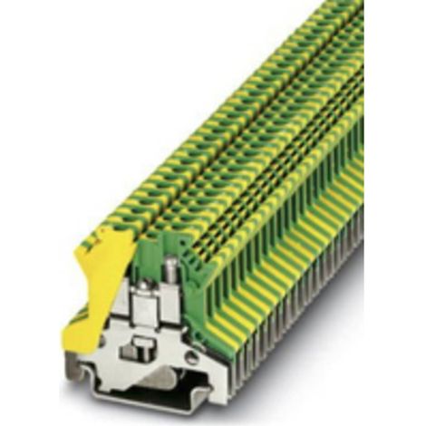 Phoenix Contact 0441119 Morsetto triplo di protezione 5.2 mm A vite Verde, Giallo 1 pz. (1/3)