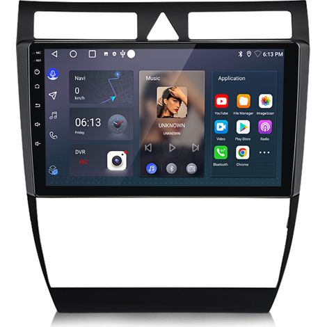 Autoradio Hexinex Pour Audi A6 S6 RS6 C5 1997-2004 Android 14 CarPlay 2+64GB (1/5)