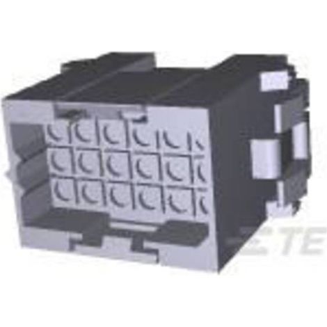 Morsettiera per cavo TE Connectivity Metrimate Totale poli 18 Passo: 5 mm 207443-1 1 pz.