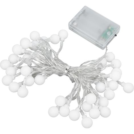m (20 Fuß) lange, wasserdichte, runde LED-Lichterkette, romantisches Ambiente, ideal für Camping und Outdoor-Aktivitäten (zwei Beleuchtungsmodi). (1/5)