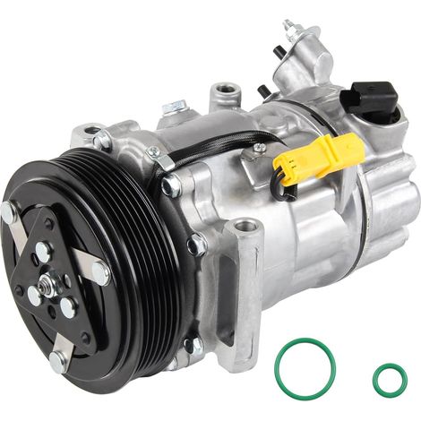 Air Conditioning Compressor 6453QJ 9659875780 Compatible with Berlingo B9 C3 Picasso C4 I C5 III DS3 207 WA WC 208 307 308 5008 Partner Tepee (1/5)