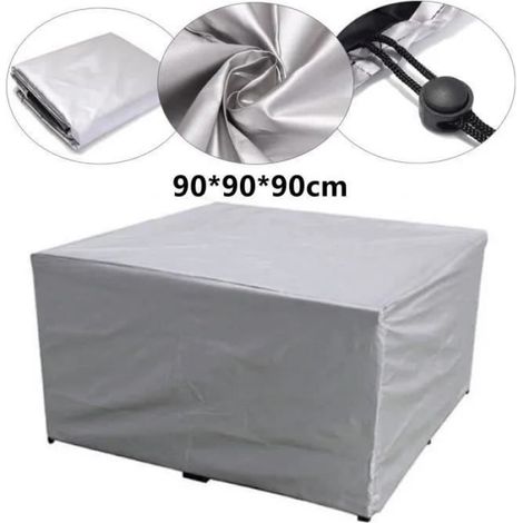 Housse de protection - Mobilier de jardin - Imperméable - 90 x 90 x 90 cm - Coutures renforcées (1/4)