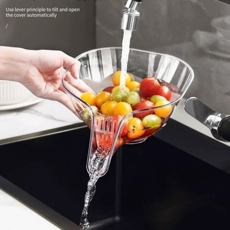 Panier-crépine - 2PCS - Grande capacité - Filtre intégré - Accessoires de cuisine (1/4)