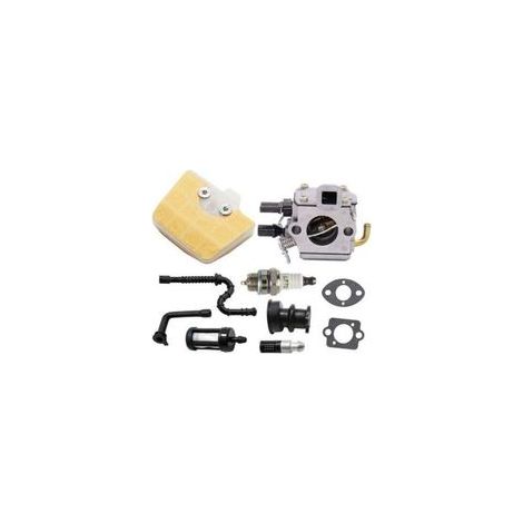Vergaser für Stihl 034 036 MS340 MS350 MS360 360Pro Kettensäge C3A-S31A, XU,40-HE-20A 1125-120-0651 Vergaser mit Zündkerze und Kraftstoffleitungsfilter. (1/4)