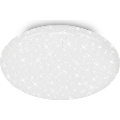 Briloner GIT Lampada da soffitto LED, colore della luce bianco neutro, cielo stellato, bianco, Ø28 x 6 cm (1/5)
