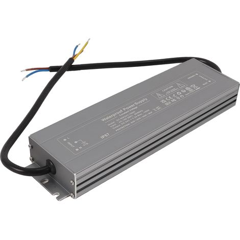 Pilote d'éclairage à tension constante 24 V 100 W, 240 à 12 V CC Bloc d'alimentation étanche pour éclairage extérieur de jardin (1/5)