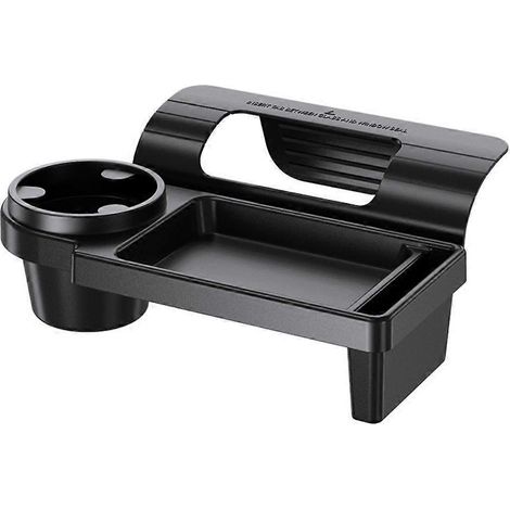 Organisateur de portière de voiture avec porte-gobelets et porte-téléphone intégrés pour un rangement pratique (1/4)