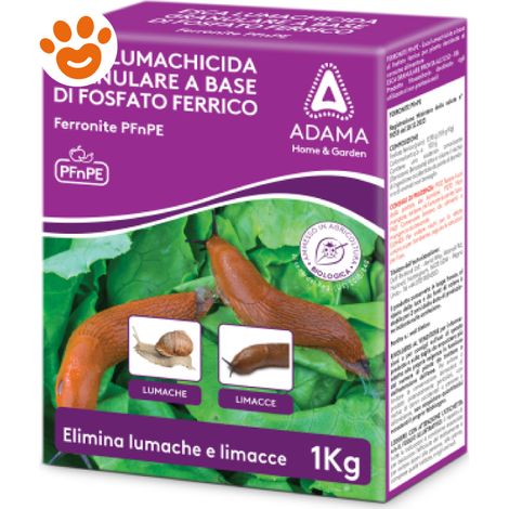 Adama Ferramol Esca LumachiciGranulare - Confezione 1 Kg -