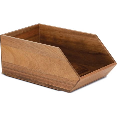 Grande boîte en Bois Empilable 17,5 x 31 cm pour Buffet - Pujadas