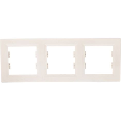 Asfora Dreifach-Horizontalrahmen cremefarben EPH5800323