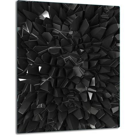 PIASTRA DI PROTEZIONE IN VETRO PER PIANO A INDUZIONE 40x52 NERA (1/5)
