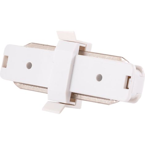Straight Connector Einphasige Spur Weiß