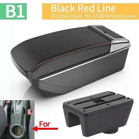 Demande pour SEAT Ibiza 6J et Ibiza 6L : accoudoir intérieur modifié, console centrale avec rangement double couche, accessoires intérieurs et port USB (1/5)