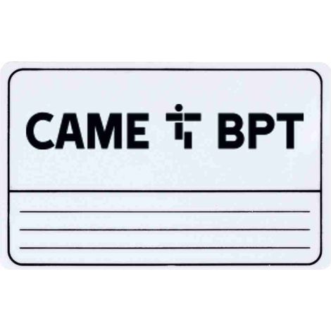 Tapa Metálica Doble Altura CAME BPT DTH ME 61800090