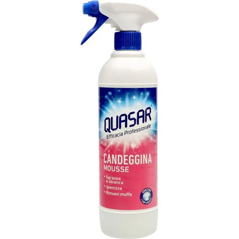 Quasar Spray Candeggina Mousse Antimuffa 580ml Sgrassa e Igienizza (1/4)