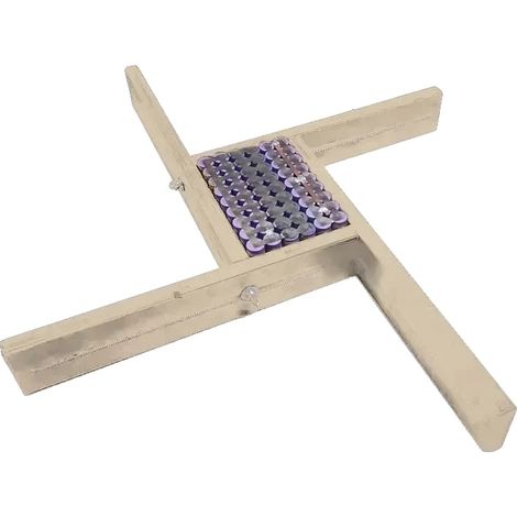 Support de batterie, matériau en bois, taille minimale 2 cm x 2 cm, taille maximale 17 cm x 20 cm, compatible avec 18650 21700 32650, certifié CE (1/5)