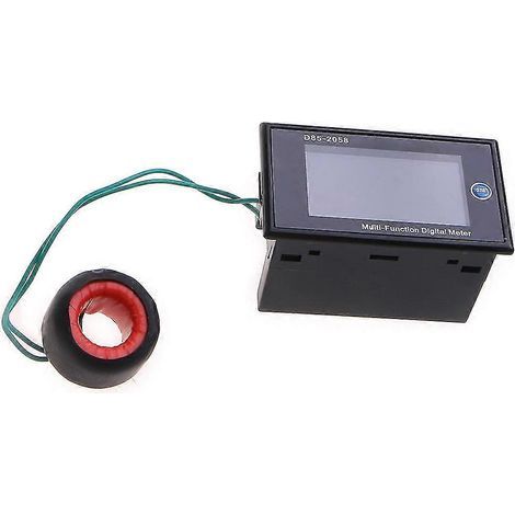 Panneau de mesure numérique LCD pour la surveillance de la tension, du courant, de l'énergie, de la fréquence et de la puissance. (1/5)