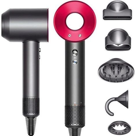 Sèche-cheveux professionnel avec 5 accessoires et 4 modes de température. Sèche-cheveux de dernière génération.-Ywey (1/5)