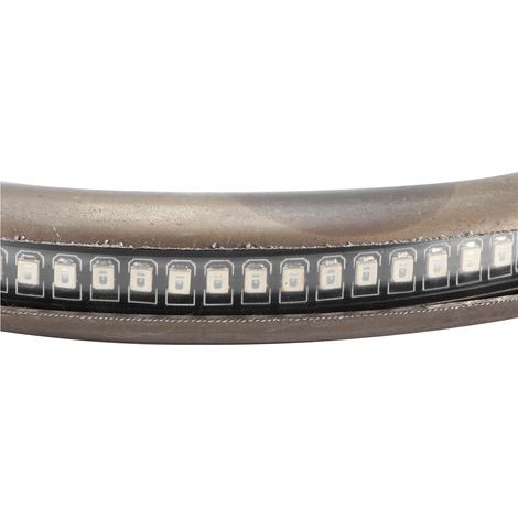 Gestell mit LED-Bremslichtern und -Blinkern, Rückleuchten (Flachrohr) 230 mm (1/5)