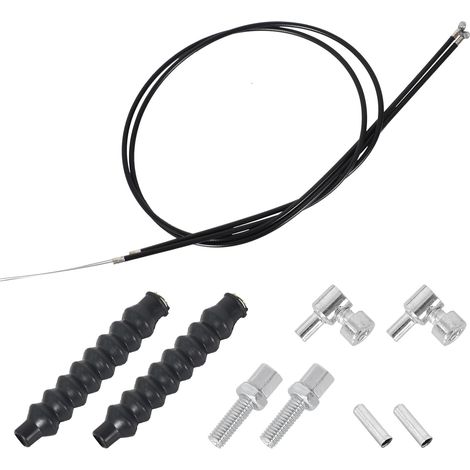 Set de Cable de Frein Vélo, Universel Kit de Fil de Câble de Changement de Vitesse, Embout Cable Velo, Devant et Derrière Gaine de Frein Vélo de Montagne VTT Route (1/5)