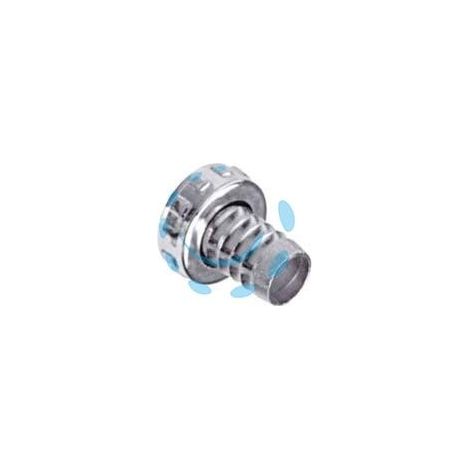 RACCORDO PORTAGOMMA IN OTTONE per rubinetto 1/2 - ghiera 3/4" in ottone cromato