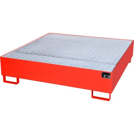Bauer Auffangwanne AW 450, lackiert, Feuerrot