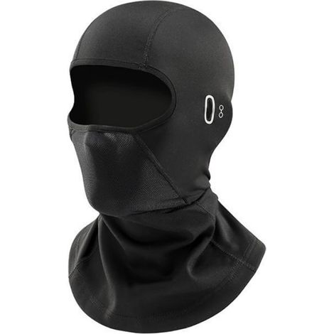 Cagoule polaire d\'hiver pour vélo et ski - Noir (1/5)