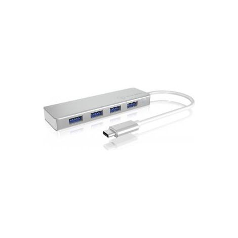 ICY BOX HUB USB-C 3.2 Gen 1 5Gbps Argento (1/4)