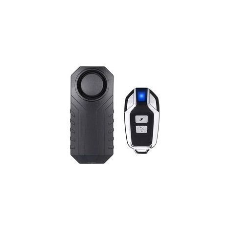 Alarme Antivol De Sécurité Moto/Vélo sans Fil avec Télécommande, étanche IP55, 113 DB Super Fort (Noir) (1/5)