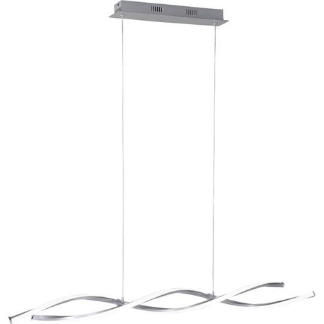 Paul Neuhaus Polina Plafonnier suspendu en acier, 2 LED 10,2 W, 3 000 K, intensité variable (1/3)