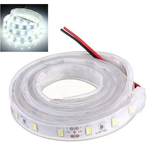 5M 5630 SMD LED Silicone Strip Light Cool Blanc Étanche 12V (1/5)