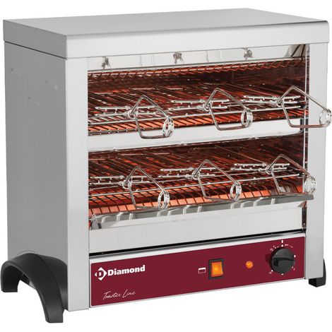 Toaster 6 pinces - chauffe au quartz - Diamond