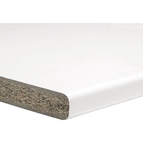 Top per cucina piano cottura in laminato stratificato hpl sp mm 38 x 2050 x 600 colore: bianco (1/3)