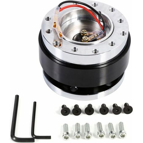 Dispositivo di sgancio rapido modificato per auto, connettore base volante da corsa modificato, nero (1/5)