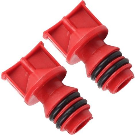 Lot de 2 bouchons d'huile filetés pour compresseur d'air, filetage de 17 mm, pièces de montage filetées pour maison, atelier, garage, usine, équipement de mécanicien (1/5)