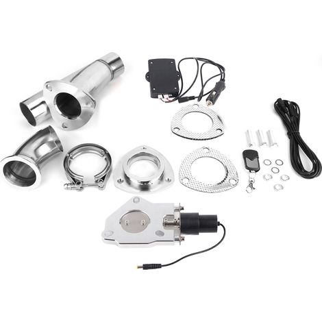 Silencieux universel type trompette pour soupape de décharge de pression de tuyau d'échappement, simulateur de sifflet sonore (XL) (1/5)
