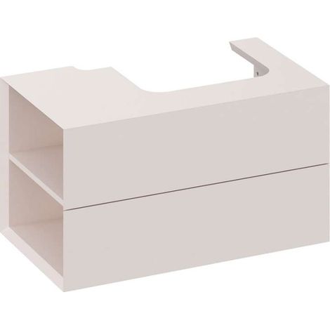 Ravak Lite - Mobile lavabo 80x45x43 cm, 2 cassetti, Alabaster Pink X000001878 (1/5)