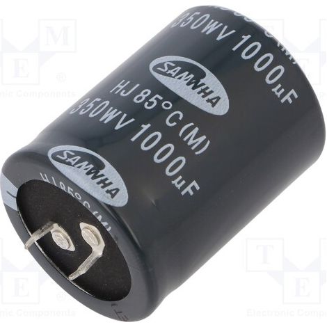 1000uf 350vdc 85ºc Condensateur électrolytique 35x45mm 2pin 1000mf350v/2pin