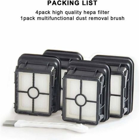Filtre De Remplacement - Pour Aspirateur Eau Et Poussière Crosswave - Compatible Modèles 17132 2225N 2582N 1785 Serie 2300 Serie - Lot De 4 (1/4)