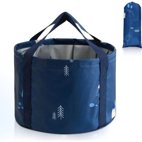 Secchio multifunzionale pieghevole per piedi,Borsa portatile per pediluvio,lavandino per pedicure per casa,campeggio all'aperto (1/5)