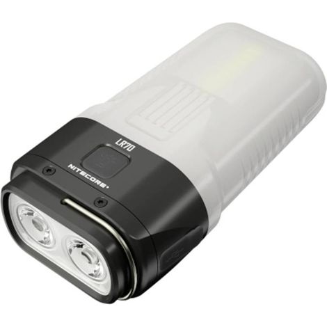 NiteCore NC-LR70 LR70 LED (monocolore) Luce da campeggio 3000 lm a batteria ricaricabile 271 g Nero