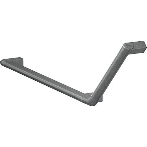 Winkelgriff Normbau Serie Cavere aus Aluminium, 135°, Anthrazit-Metallic, rechts, 350 x 316 mm - 7464131095 (1/3)