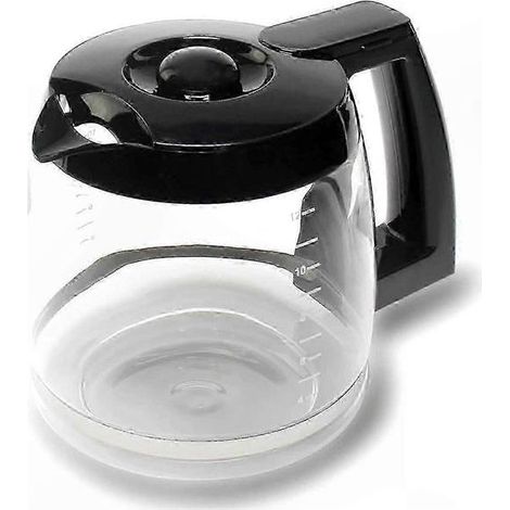 Carafe en verre 12 tasses compatible avec cafetières modèles DCC-3200 et DCC-22, résistante, pour usage quotidien et service à table (1/4)