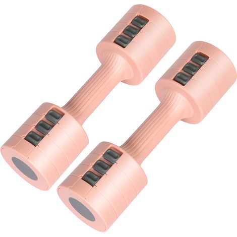 Centra A Pair Of 1KG To 2.5KG Adjustable Dumbbells With Metal Weight Black