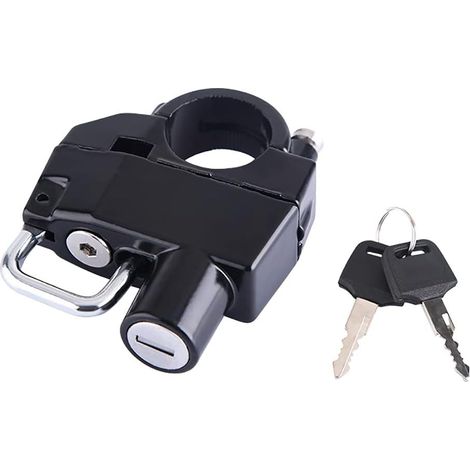 Lucchetto per casco moto - Lucchetto di sicurezza antifurto e antimanomissione per moto, scooter e bici da strada (1/5)