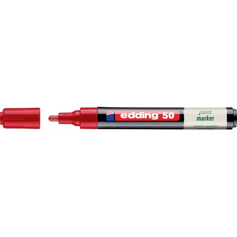 Edding 50 EcoLine 4-50-002 Marqueur peinture rouge 2 mm, 3 mm (1/5)