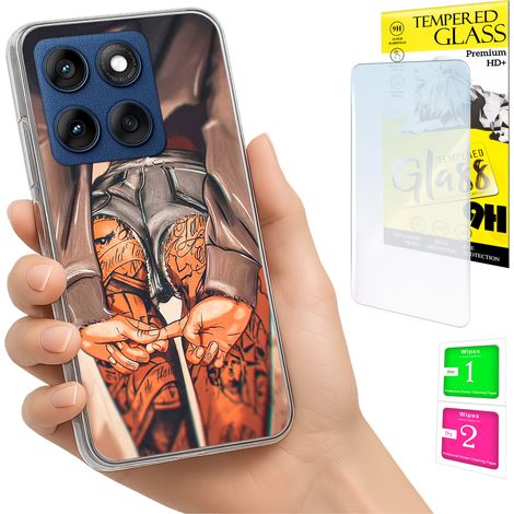 Schutzhülle für Motorola Edge 60 Fusion / Edge 60 Gehäuse, Rückseite, Glas
