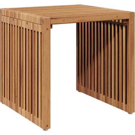 Table d'appoint de jardin Table d'extérieur Marron 45 x 42,5 x 45 cm (1/5)