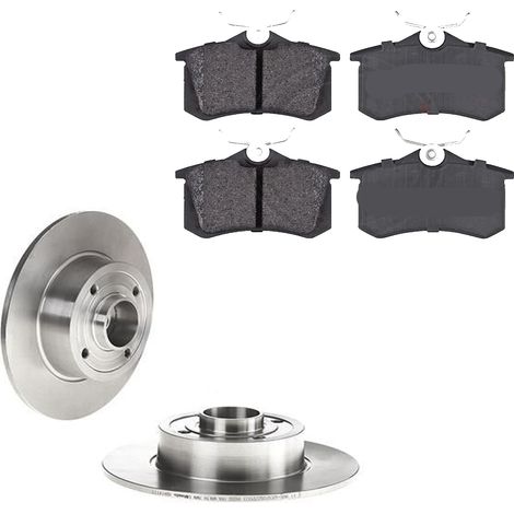 KIT FRENI POSTERIORI compatibile con RENAULT MEGANE II TRE VOLUMI (LM0/1) - DISCHI + PASTIGLIE OEM: P 68 024 / 17542 , 17542C /SOSTITUZIONE DIRETTA/BASSA POLVERE/SILENZIOSO (1/5)
